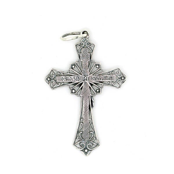Men's Pendant Cross Slavic style Silver 925