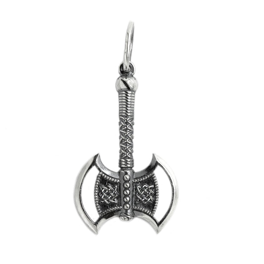 Pánský přívěsek Viking Axe Svarog Sign Silver 925