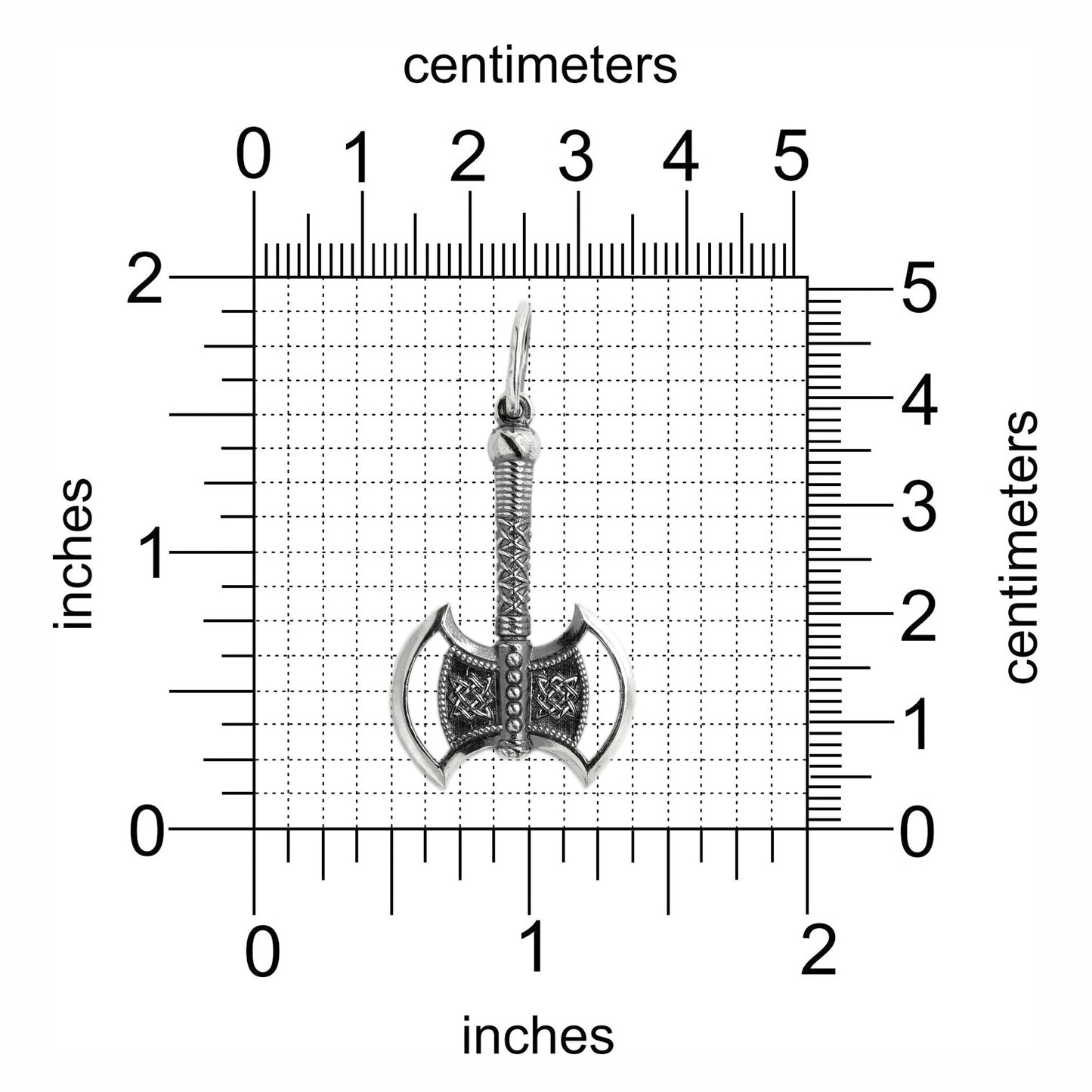 Colgante con signo de Svarog y hacha vikinga para hombre, plata 925