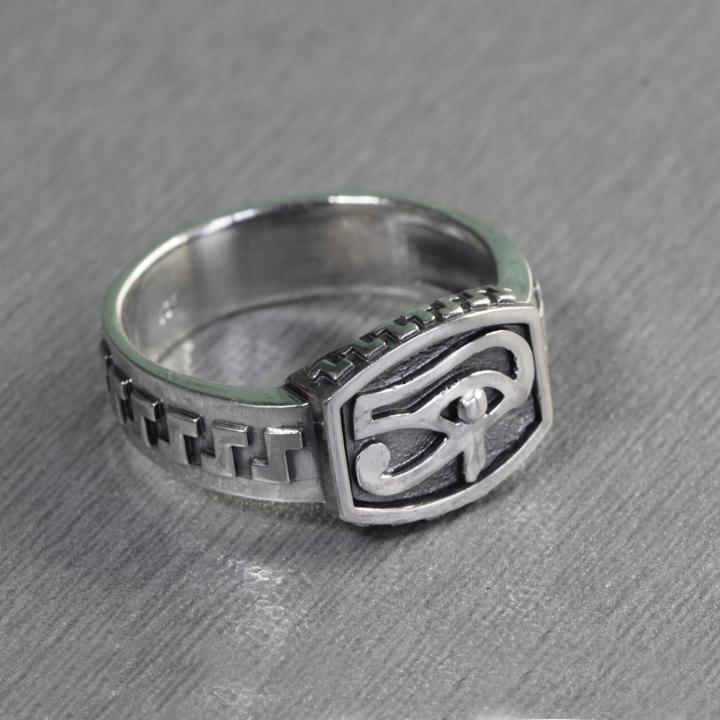 Horusauge Ägyptisches Symbol Ring Silber 925