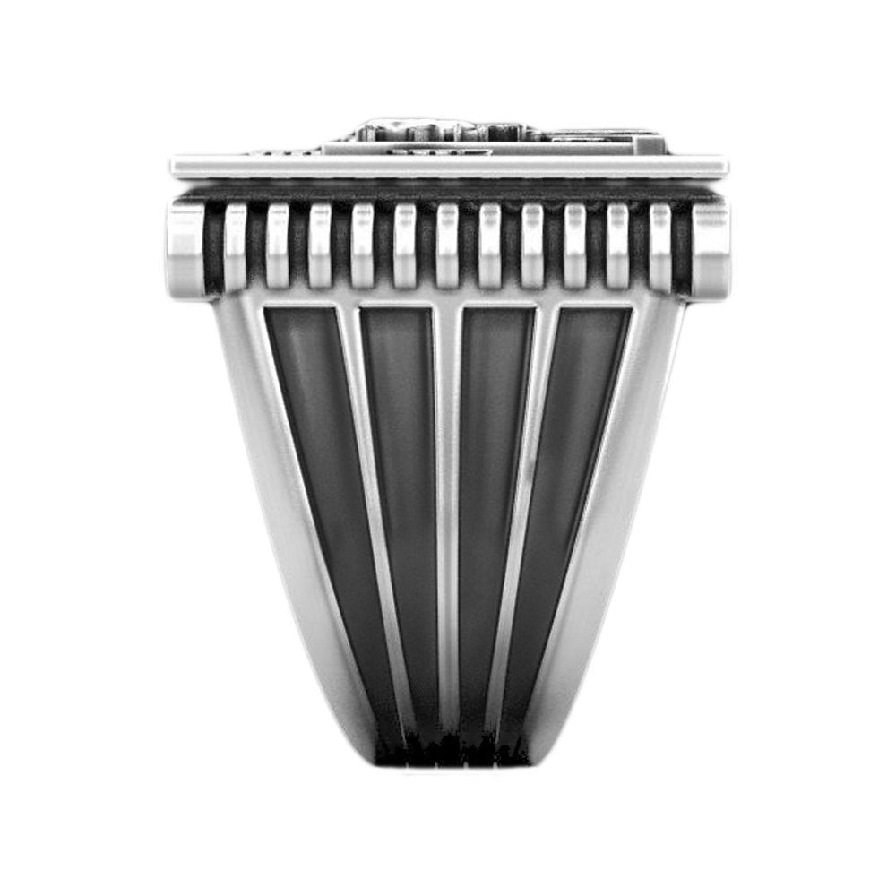 Sello masónico para hombre en plata 925