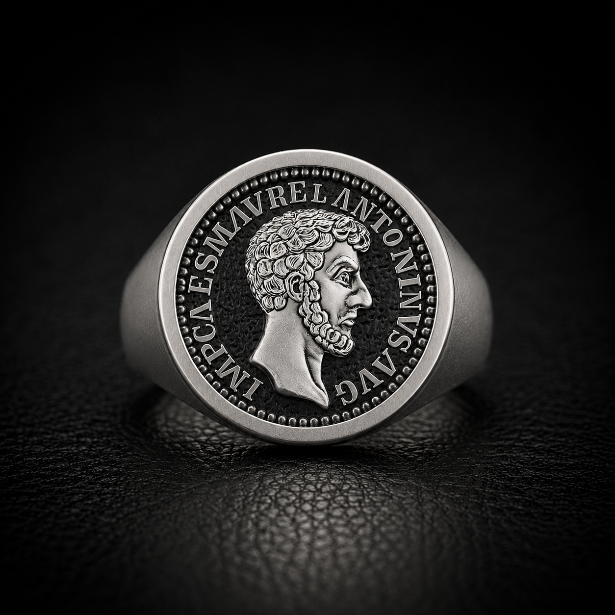 Historical Jewelry collection by Indigo Jewelry featuring a handcrafted sterling silver ring inspired by ancient Roman history and classical symbolism. Timeless jewelry influenced by historical heritage, craftsmanship and enduring design.