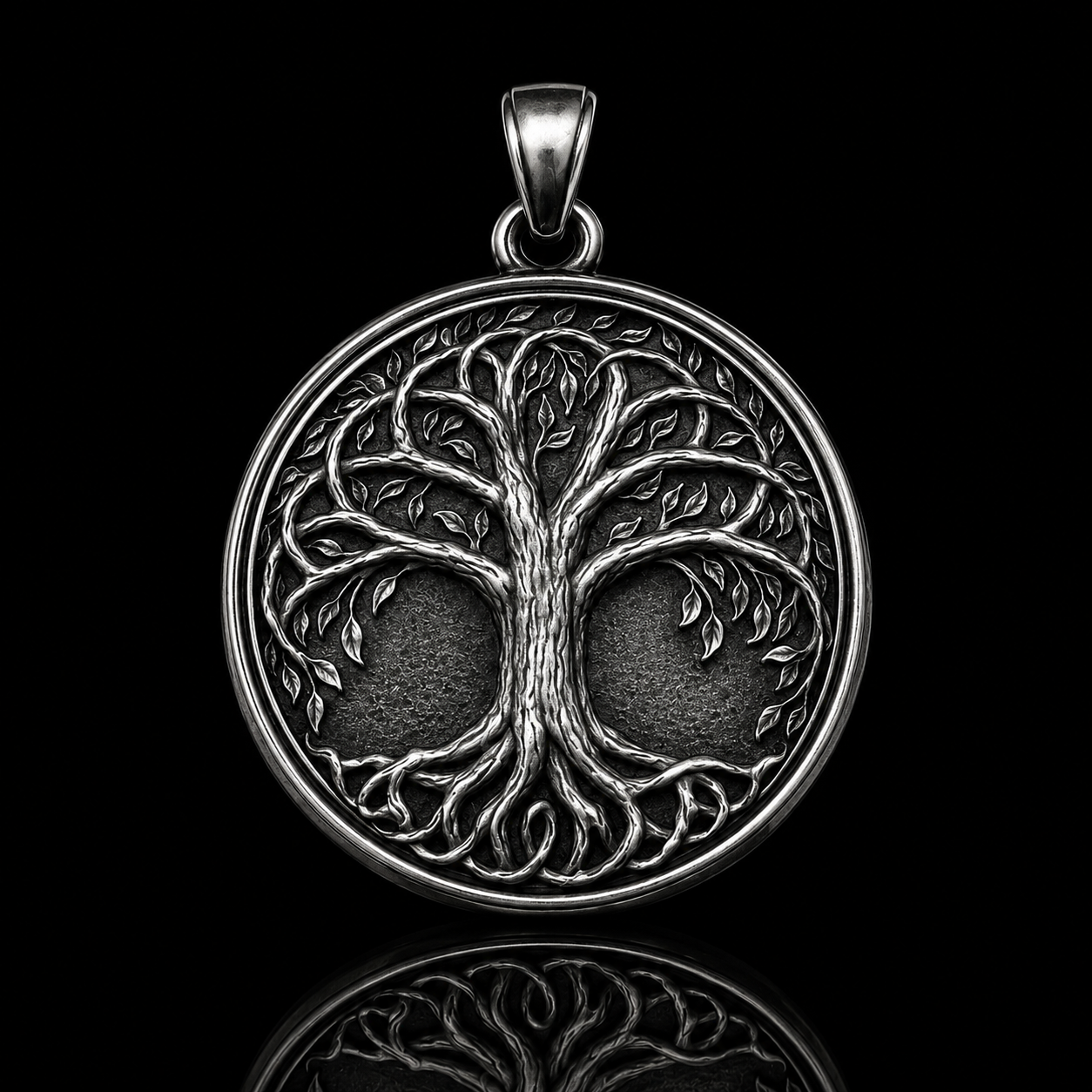 Pendants collection by Indigo Jewelry featuring a handcrafted oxidized sterling silver Tree of Life pendant. Symbolic silver pendants designed to express meaning, individuality and timeless craftsmanship.