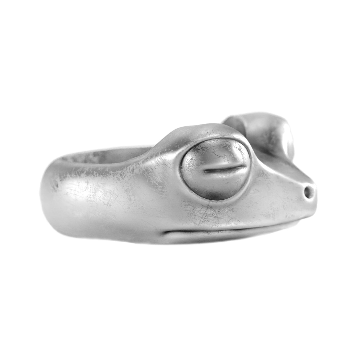 Whimsical Frog Ring, Symbol of Transformation and Playfulness, Silver Ring