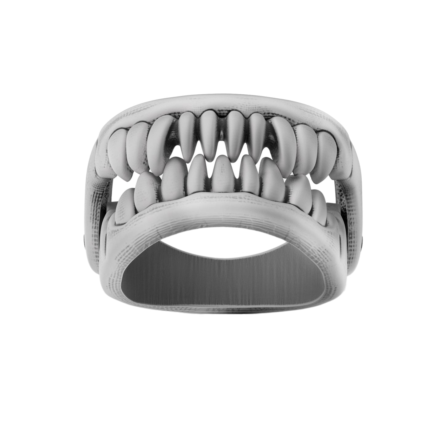 Moving Jaw Unisex prsten Silver 925