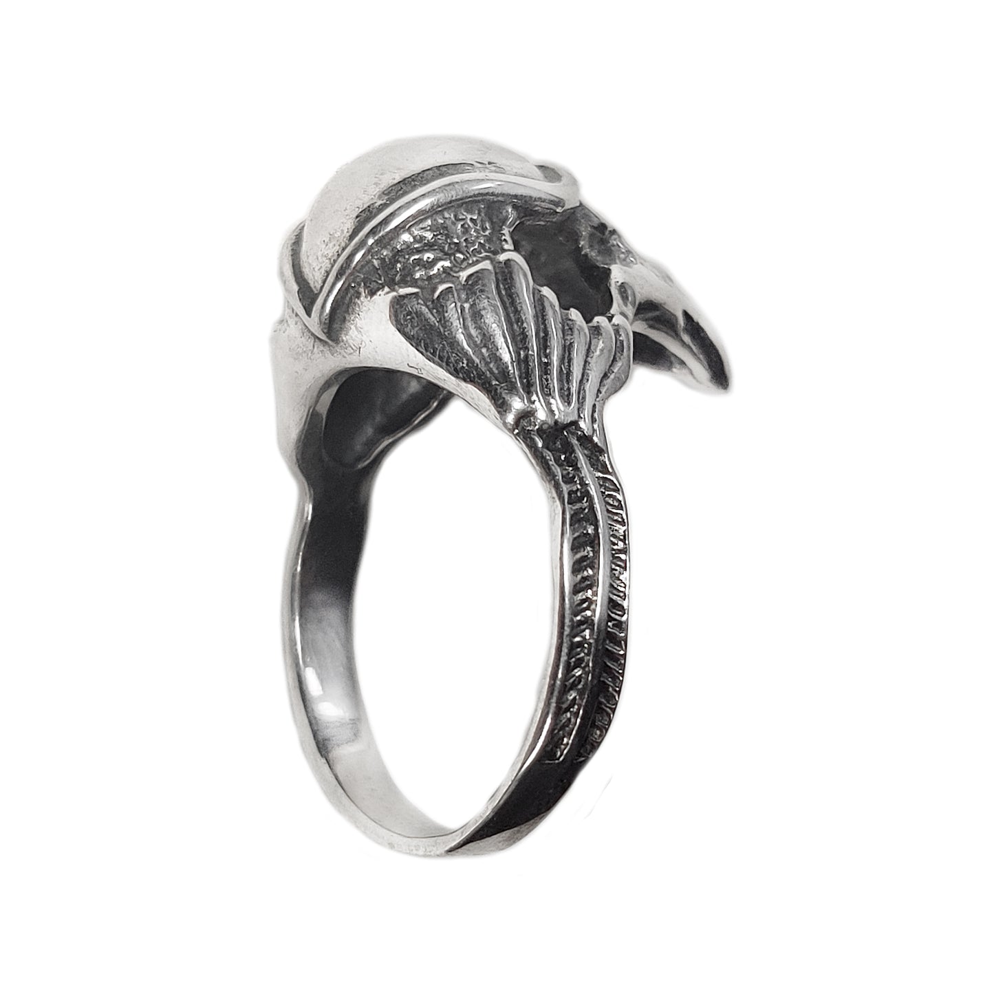 Plague Doctor Mask Unisex Sterling Silver Ring