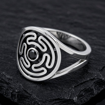 Hecate – Dark Goddess Occult Ring