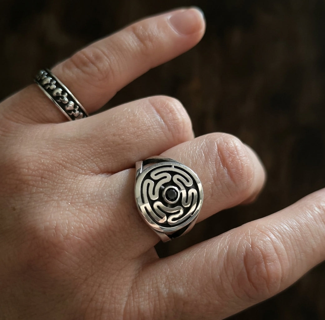 Hecate – Dark Goddess Occult Ring