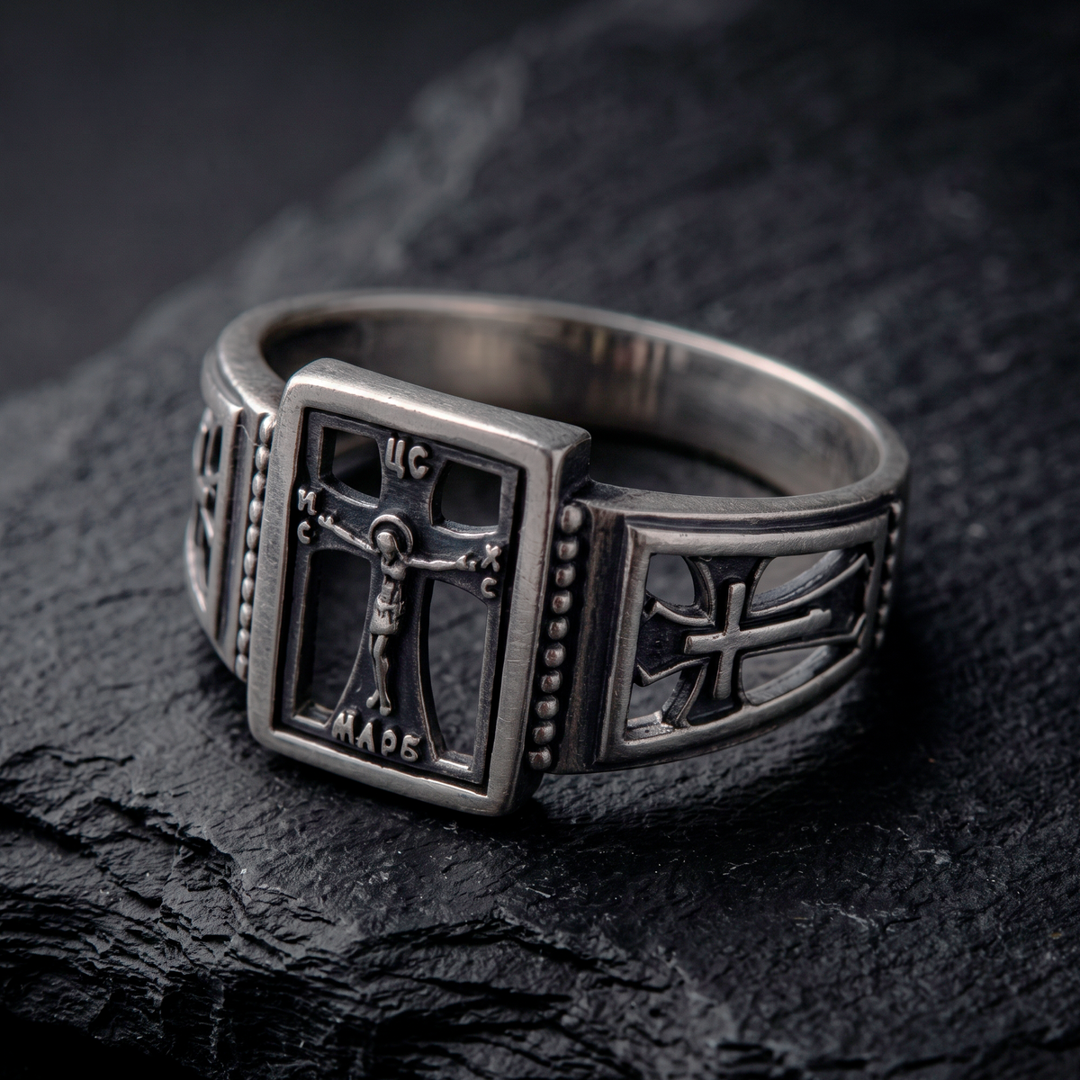 Jesus Cryst Сrucifixion Cross Silver 925