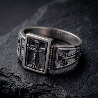 Jesus Cryst Сrucifixion Cross Silver 925
