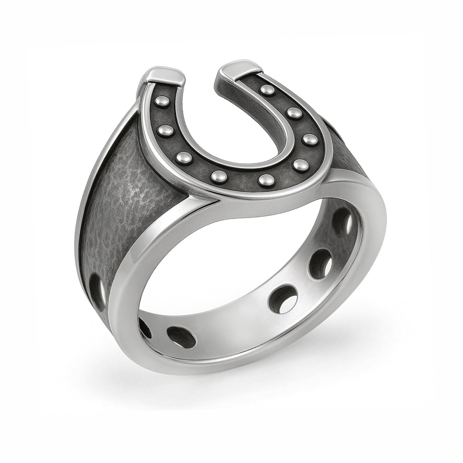 This handcrafted men’s signet ring is made from solid 925 blackened sterling silver, featuring bold detailing, refined textures, and symbolic design elements. Each ring is carefully oxidized and polished to achieve a deep, expressive finish that highlights its character. A perfect accessory for everyday wear, a meaningful talisman, or a unique gift for someone who values craftsmanship and style.