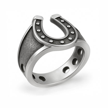 This handcrafted men’s signet ring is made from solid 925 blackened sterling silver, featuring bold detailing, refined textures, and symbolic design elements. Each ring is carefully oxidized and polished to achieve a deep, expressive finish that highlights its character. A perfect accessory for everyday wear, a meaningful talisman, or a unique gift for someone who values craftsmanship and style.