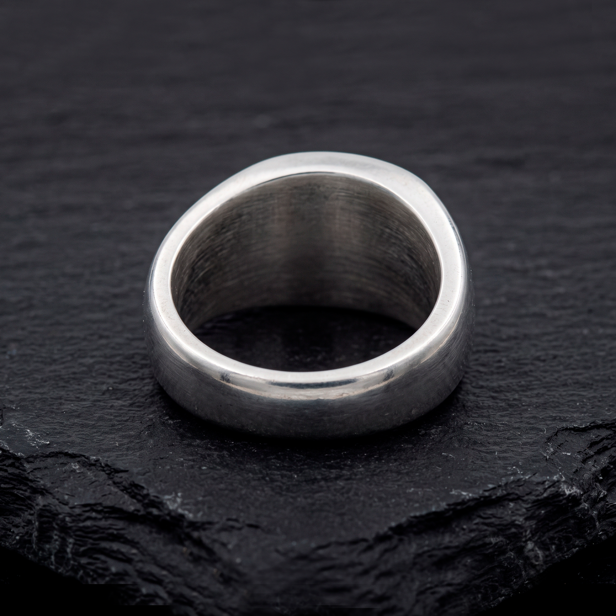 Horse and Horseshoe Sterling Silver Men's Signet Ring
