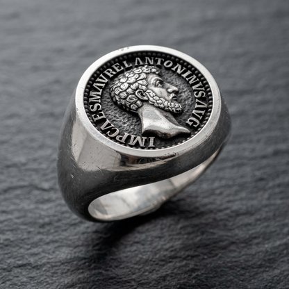 Marcus Aurelius Stoic Theological Ring