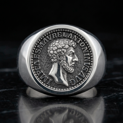 Marcus Aurelius Stoic Theological Ring