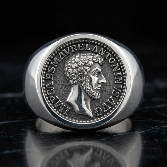 Marcus Aurelius Stoic Theological Ring