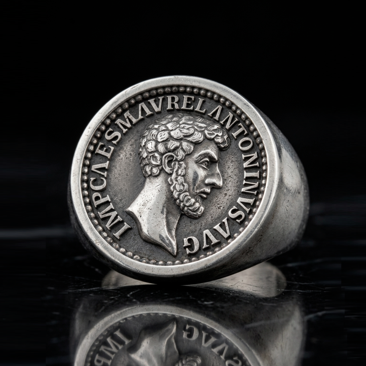 Marcus Aurelius Stoic Theological Ring