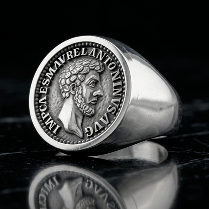Marcus Aurelius Stoic Theological Ring