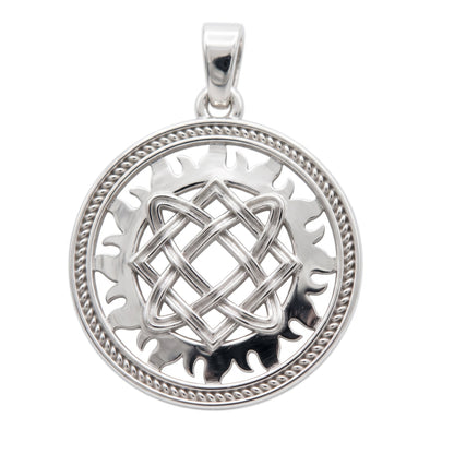 This handcrafted sterling silver pendant features the Star of Lada – an ancient Slavic symbol of harmony, love, and feminine energy. Worn as a talisman, it embodies protection, inner peace, and the nurturing power of the goddess. A meaningful piece for those who connect with nature, tradition, and spiritual balance.