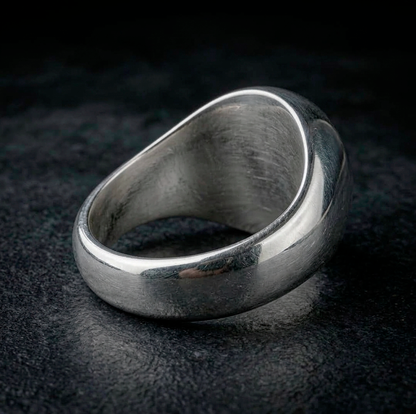 Catholic Ring Four Cardinal Virtues – Christian Mens Signet Ring