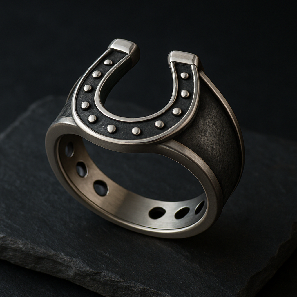 This handcrafted men’s signet ring is made from solid 925 blackened sterling silver, featuring bold detailing, refined textures, and symbolic design elements. Each ring is carefully oxidized and polished to achieve a deep, expressive finish that highlights its character. A perfect accessory for everyday wear, a meaningful talisman, or a unique gift for someone who values craftsmanship and style.