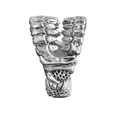 Jaw Unisex Sterling Silver Ring