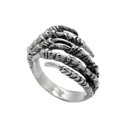 Сrow's Сlaw Women's Blackened Sterling Silver Ring