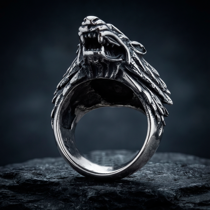 House of Stark Game of Thrones Wolf Men's Signet Ring