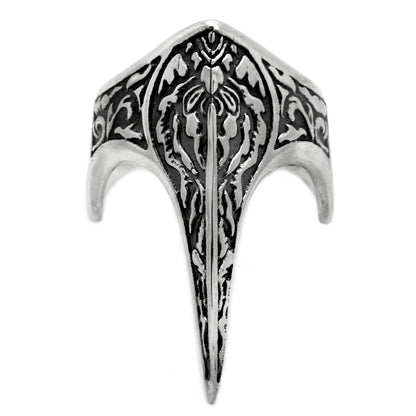 Crow's Claw Yakuza Tattoos Unisex Silver Ring