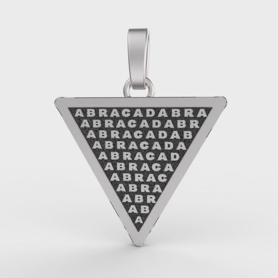 Abracadabra Magic Spell Talisman Pendant