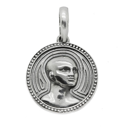 Lord of the World by René Guénon`s Book, Sterling Silver Round Pendant