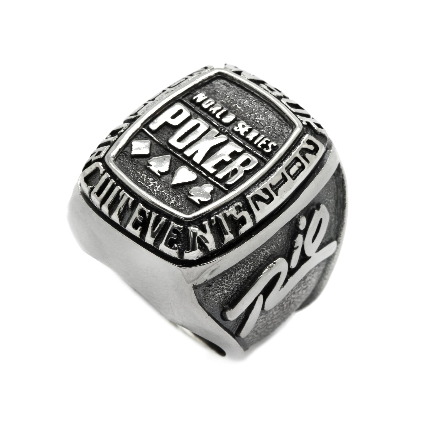 Poker WSOP RIO 2011-2012 Men's Signet Sterling Silver 925