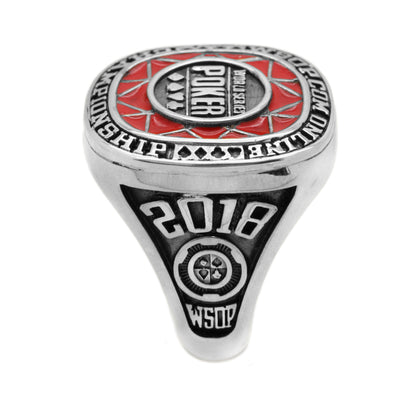 Poker WSOP ONLINE CHAMPIONSHIP 2018-2019 EVENTS Men's Signet Sterling Silver 925