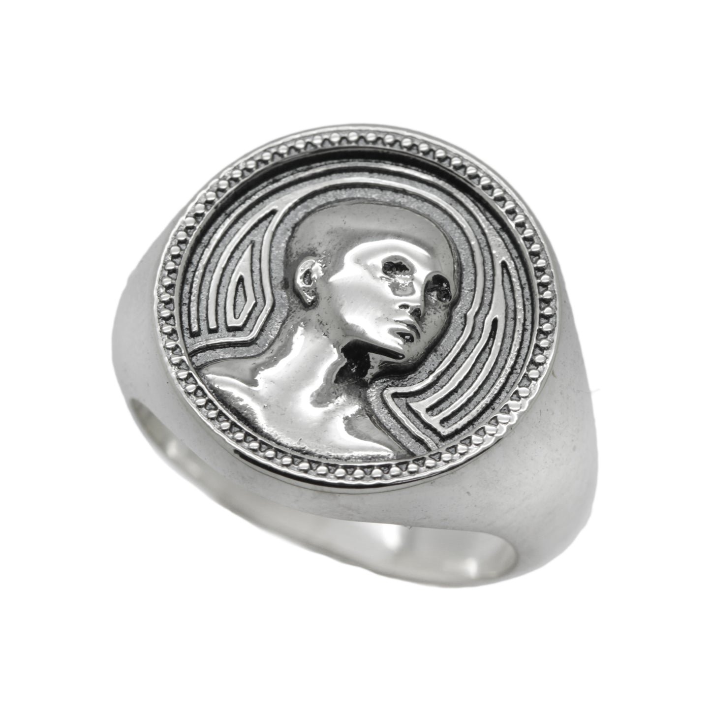 Lord Of The World by René Guénon Sterling Silver Mens Ring