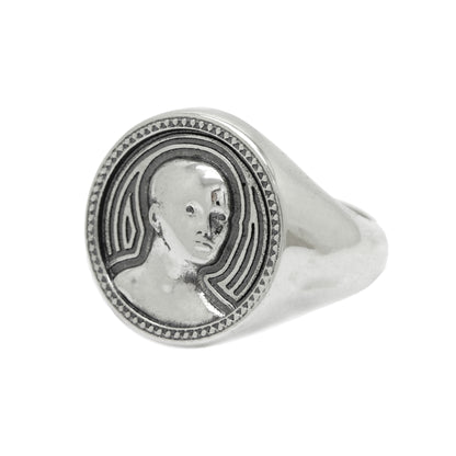 Lord Of The World by René Guénon Sterling Silver Mens Ring