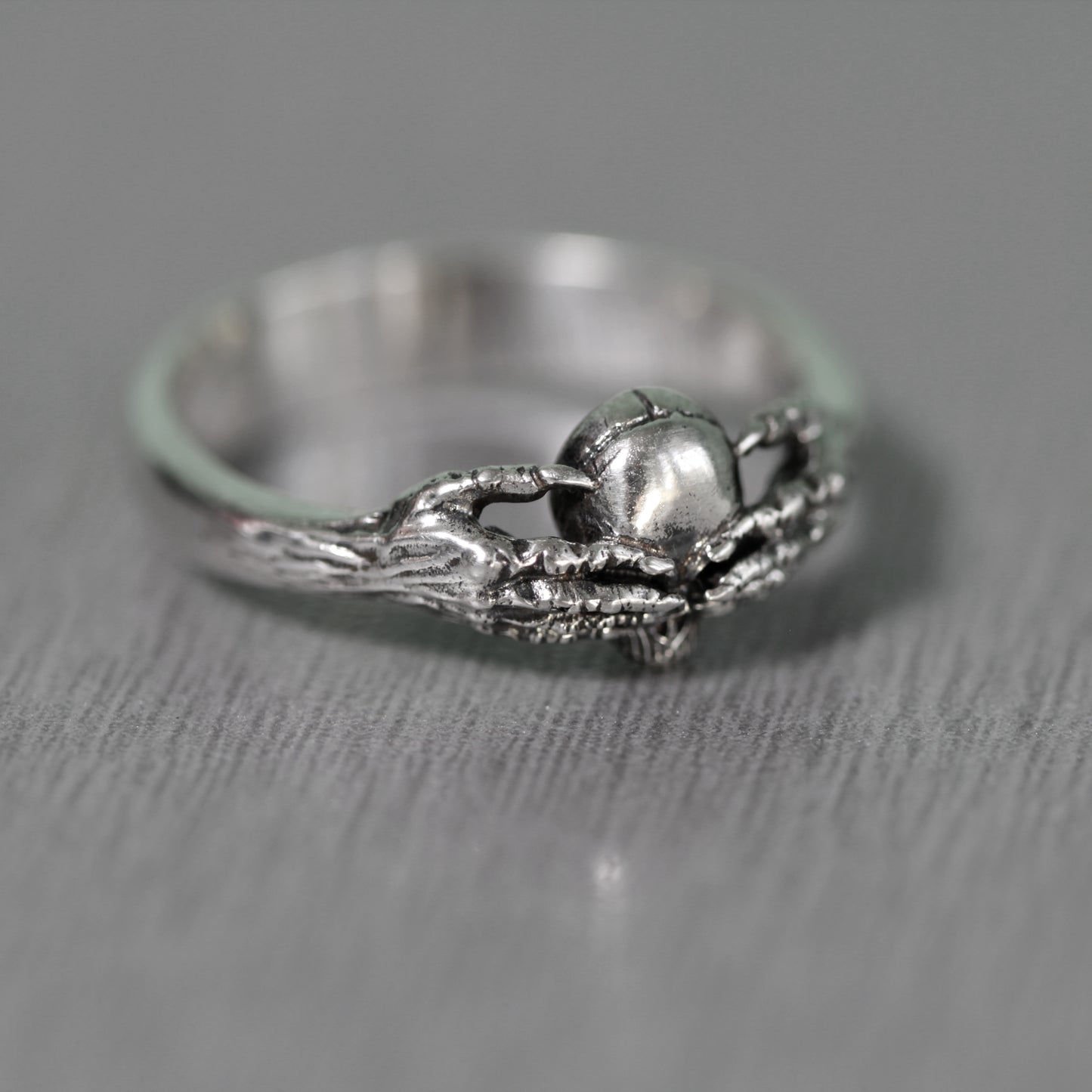 Till Death is Blind, Skeleton Skull Claddagh, Love Till Death, Couple Rings, Unique Engagement or Wedding, Sterling Silver