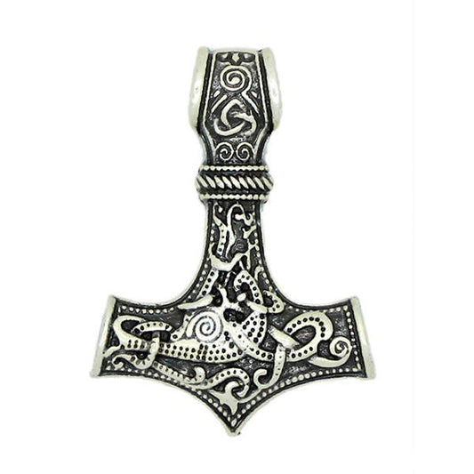Mjolnir Viking Pendant Thor's Hammer Silver 925