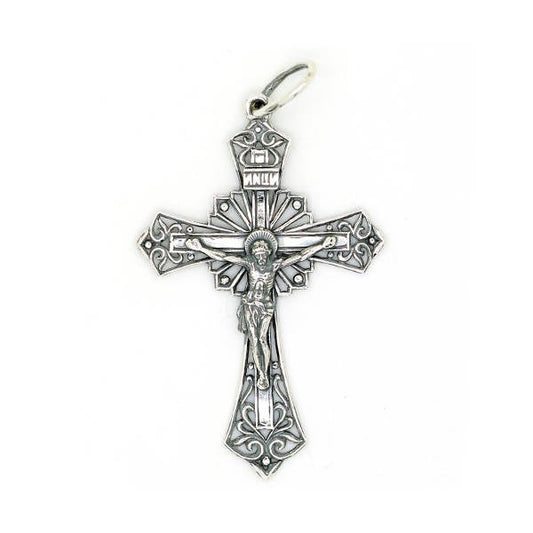 Men's Pendant Cross Slavic style Silver 925