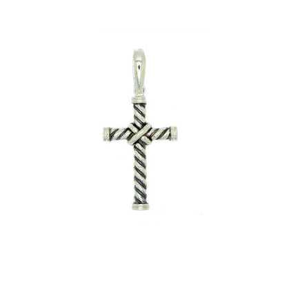 Unisex-Anhänger Kreuz Sterling Silber 925