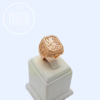 Game of Thrones Royal Heraldry Löwe Herrenring Siegelring 14 Karat Gold 585