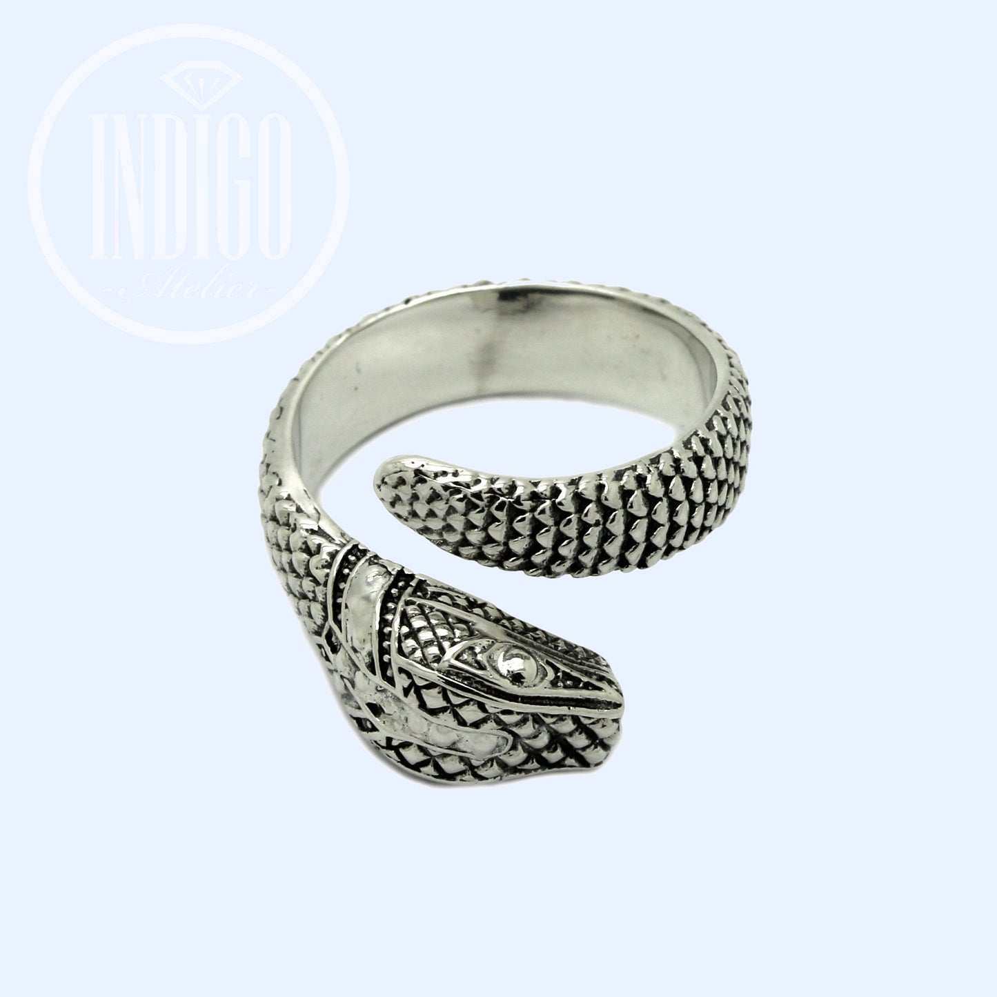 Snake Women's Ring Sterling Silver 925 SKU k618