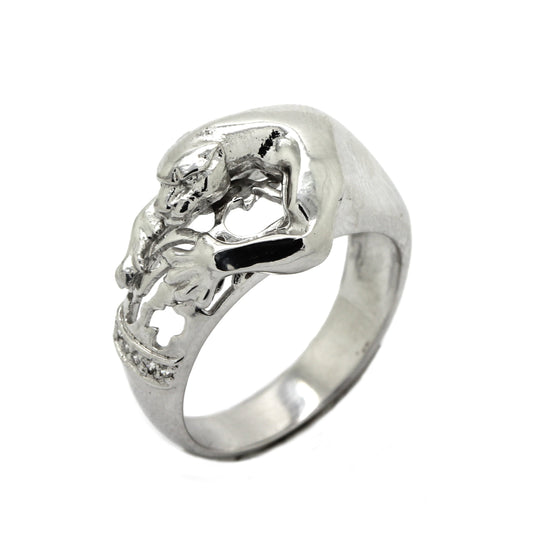 Panther Women's Ring Silver 925