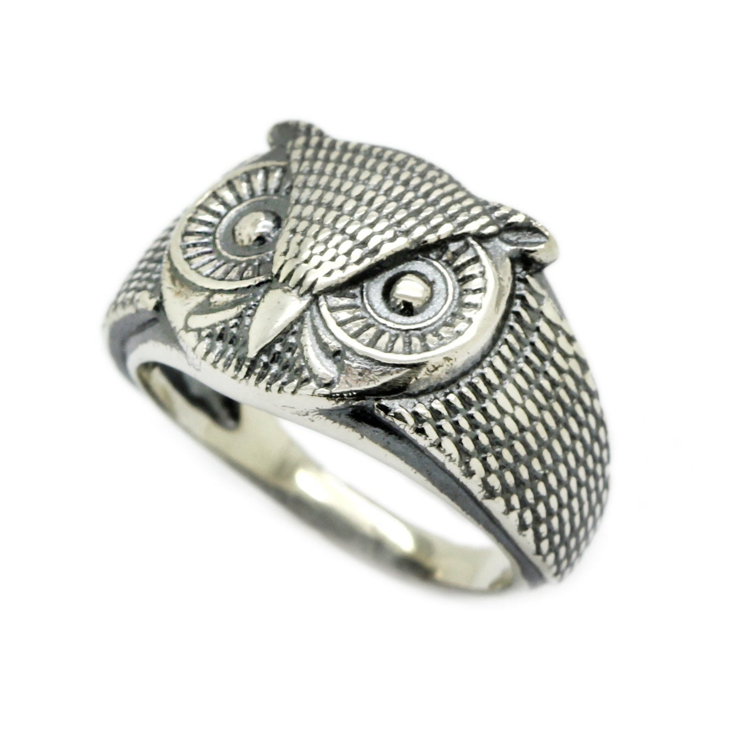 Eule Unisex Ring Sterling Silber 925