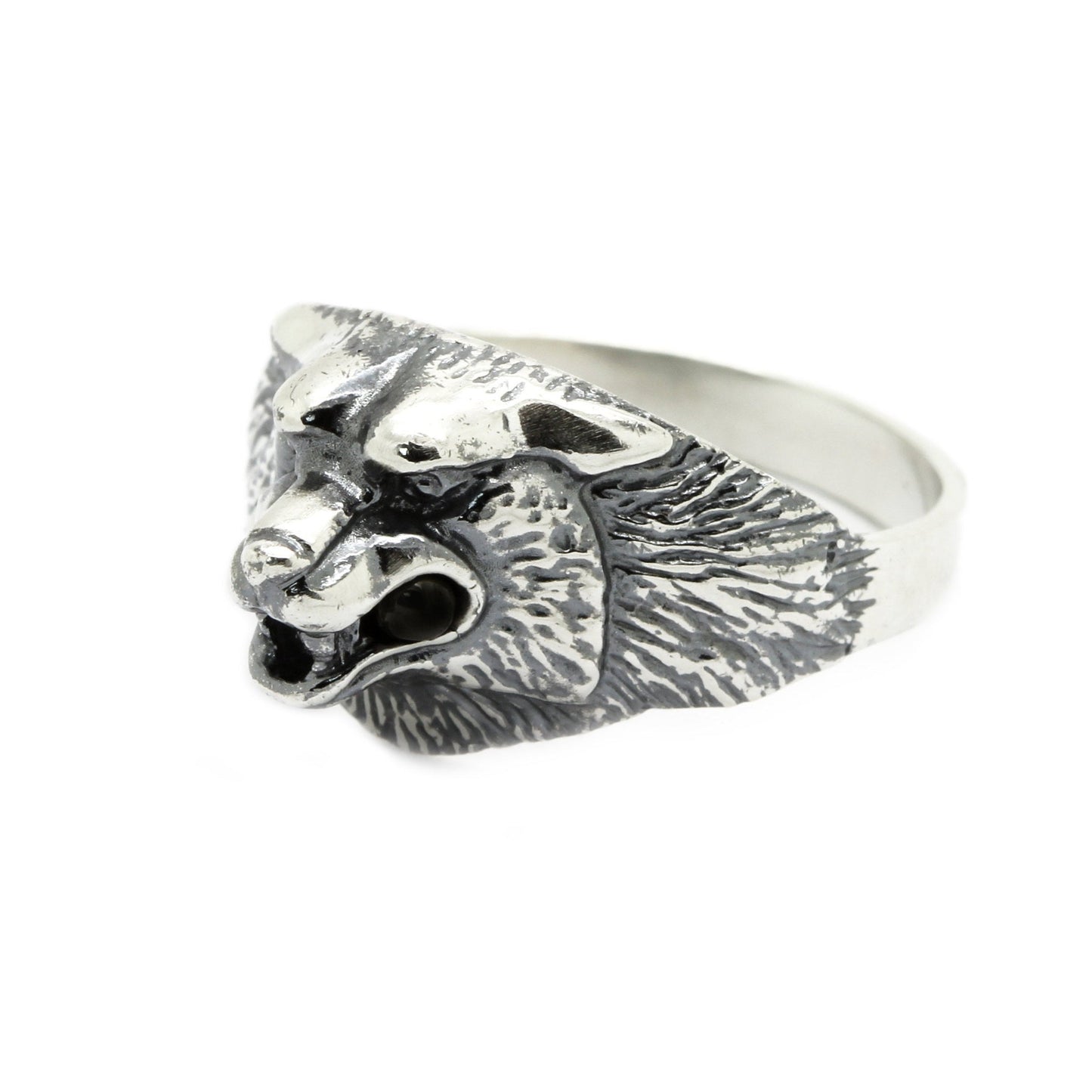 Pánský prsten Pinky Wolf Sterling Silver 925