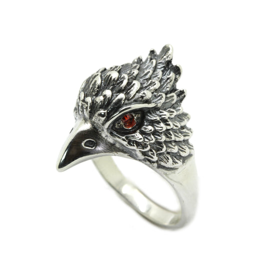 Crow Woman's Ring Silver 925