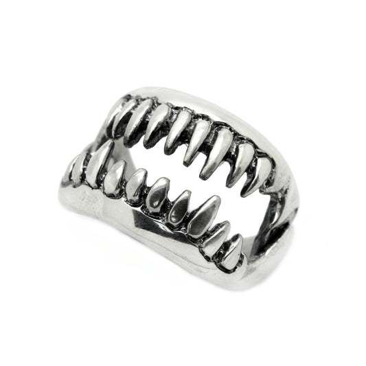 Moving Jaw Unisex prsten Silver 925