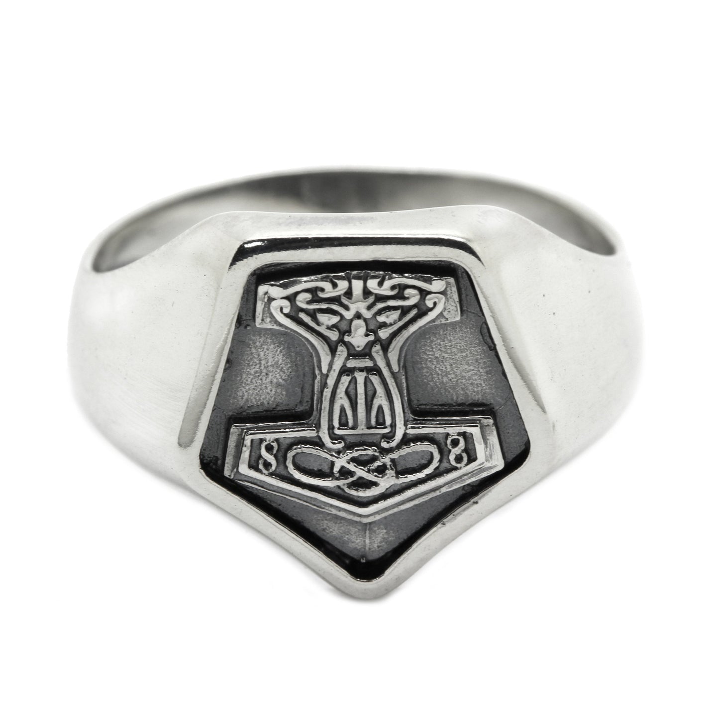 Mjolnir Thors Hammer Ring Silber 925