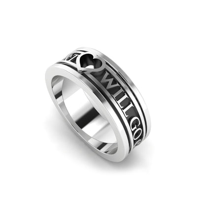 Ring „My Heart Will Go On Hope“, Silber 925, Artikelnummer: 4034