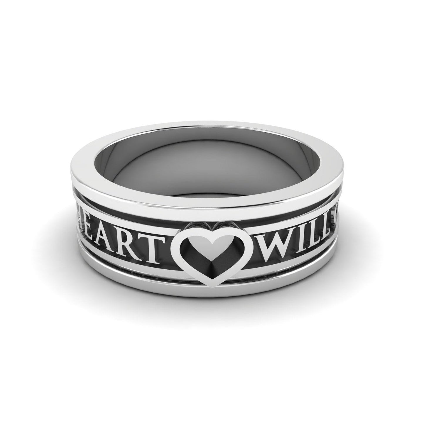 Ring „My Heart Will Go On Hope“, Silber 925, Artikelnummer: 4034