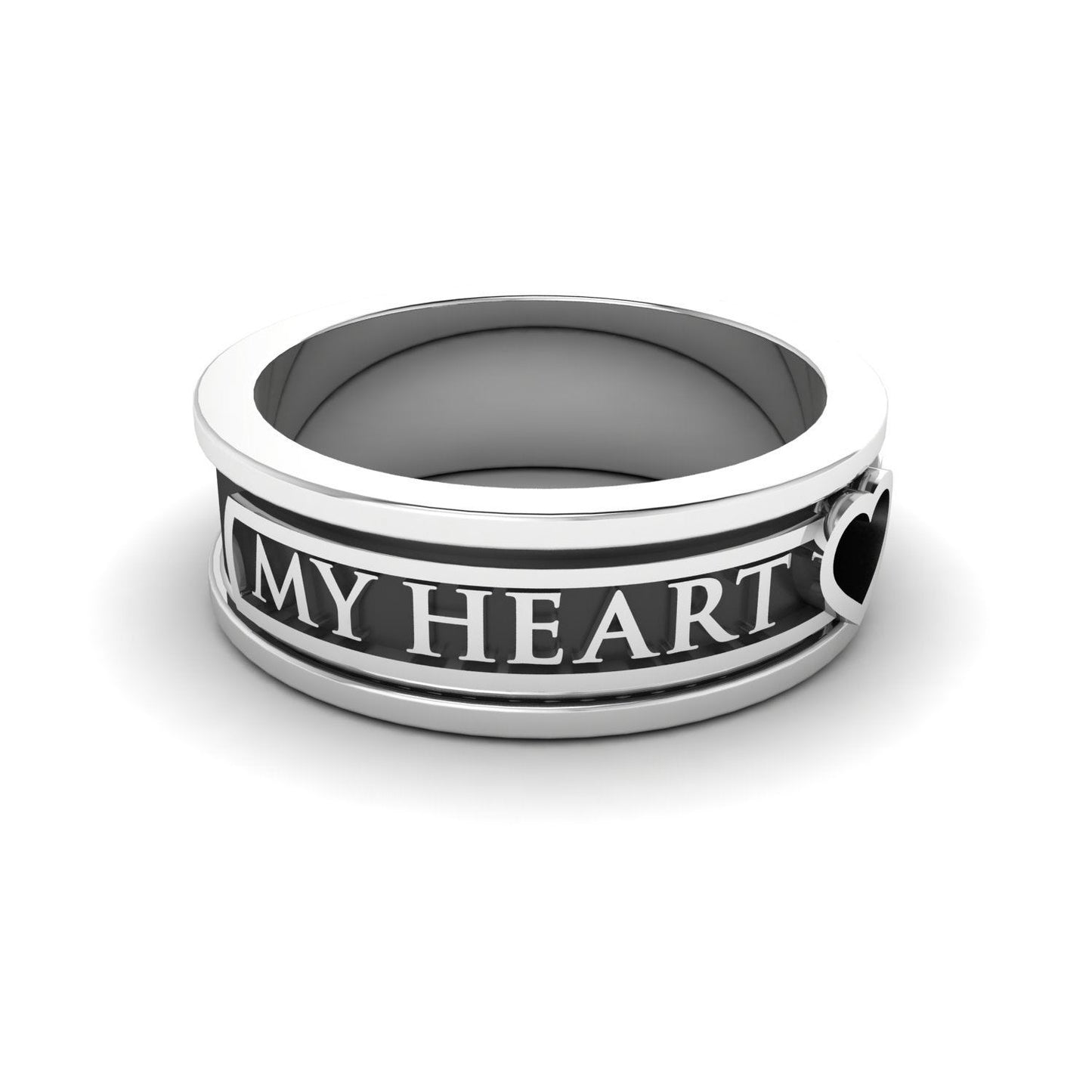 Ring „My Heart Will Go On Hope“, Silber 925, Artikelnummer: 4034